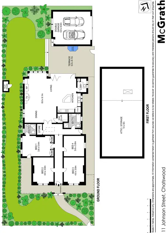Floorplan of Homely house listing, 11 Johnson Street, Chatswood NSW 2067