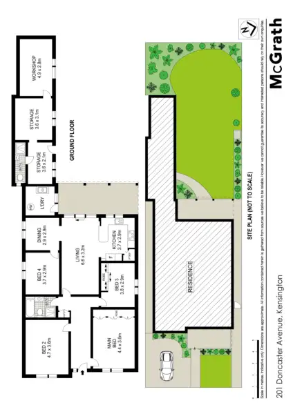 Floorplan of Homely house listing, 201 Doncaster Avenue, Kensington NSW 2033