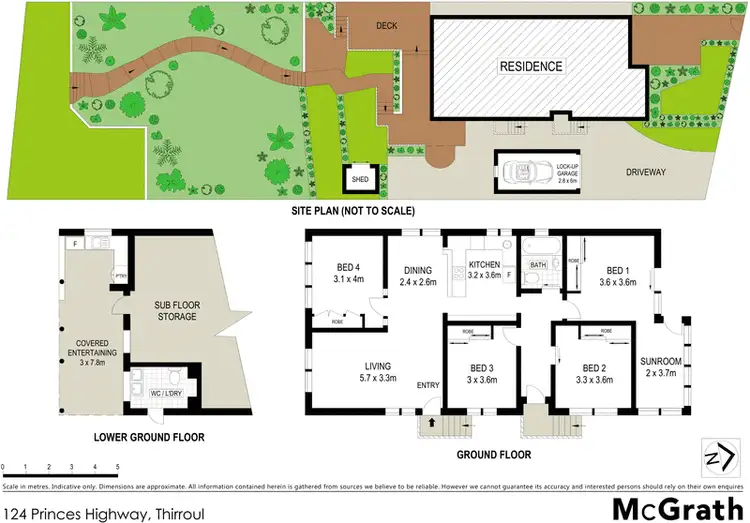 Floorplan of Homely house listing, 124 Princes Highway, Thirroul NSW 2515