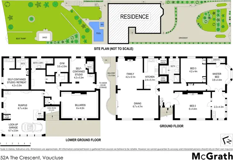 Floorplan of Homely house listing, 52A The Crescent, Vaucluse NSW 2030