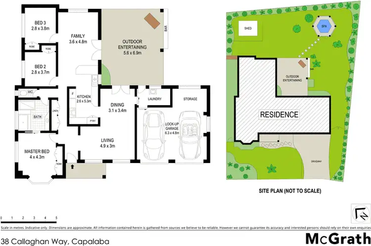 Floorplan of Homely house listing, 38 Callaghan Way, Capalaba QLD 4157