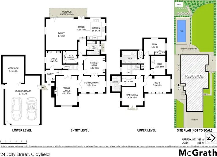 Floorplan of Homely house listing, 24 Jolly Street, Clayfield QLD 4011