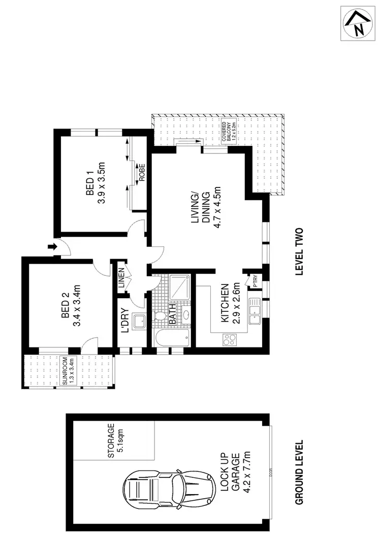 Floorplan of Homely apartment listing, 5/198 Carrington Road, Randwick NSW 2031