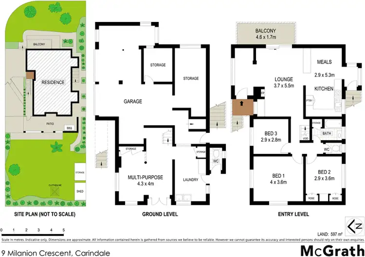 Floorplan of Homely house listing, 9 Milanion Crescent, Carindale QLD 4152