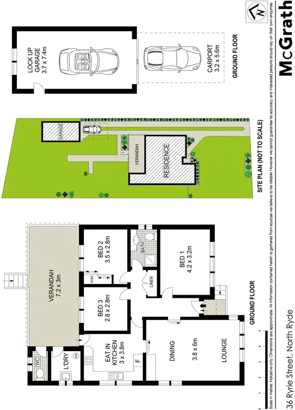 Floorplan of Homely house listing, 36 Ryrie Street, North Ryde NSW 2113