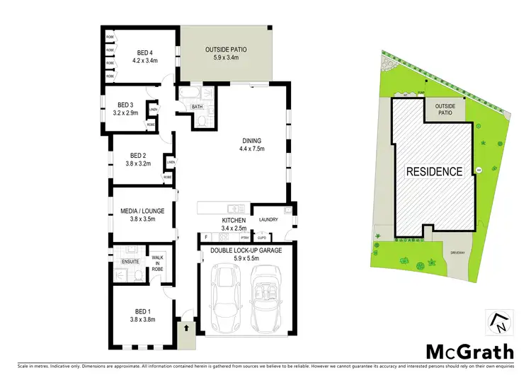 Floorplan of Homely house listing, 12A Walker Close, Coffs Harbour NSW 2450