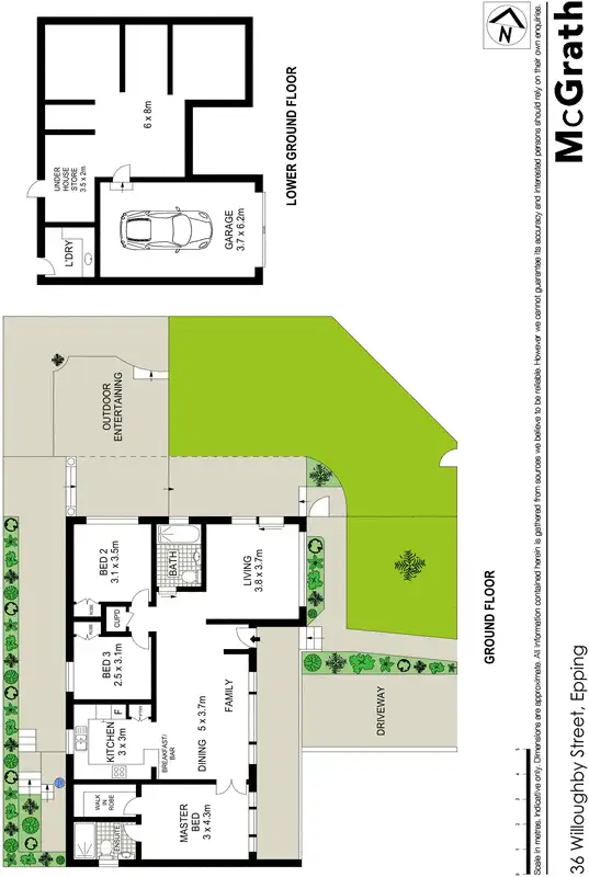 Floorplan of Homely house listing, 36 Willoughby Street, Epping NSW 2121