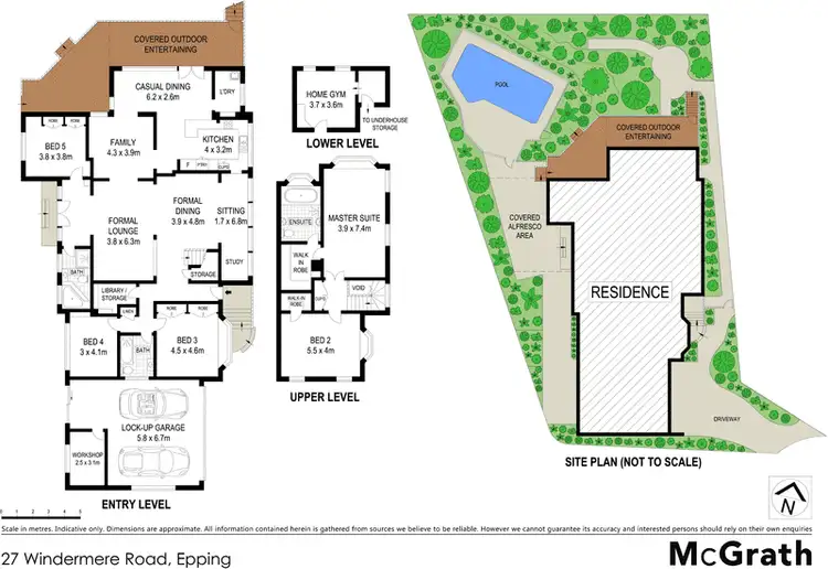 Floorplan of Homely house listing, 27 Windermere Road, Epping NSW 2121