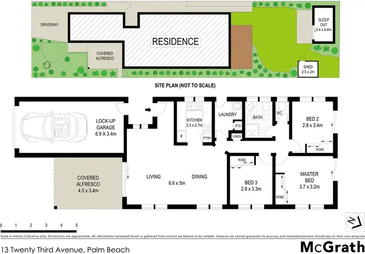 Floorplan of Homely house listing, 13 Twenty Third Avenue, Palm Beach QLD 4221