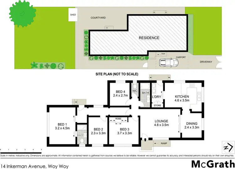 Floorplan of Homely house listing, 14 Inkerman Avenue, Woy Woy NSW 2256