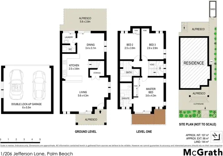 Floorplan of Homely house listing, 1/206 Jefferson Lane, Palm Beach QLD 4221