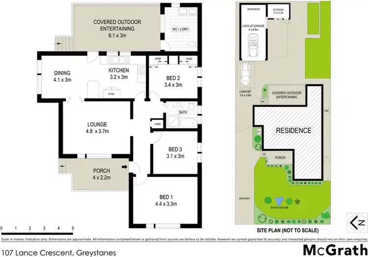 Floorplan of Homely house listing, 107 Lance Crescent, Greystanes NSW 2145