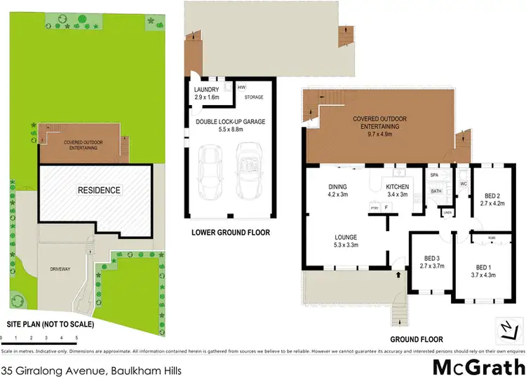 Floorplan of Homely house listing, 35 Girralong Avenue, Baulkham Hills NSW 2153