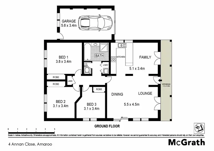 Floorplan of Homely house listing, 4 Annan Close, Amaroo ACT 2914
