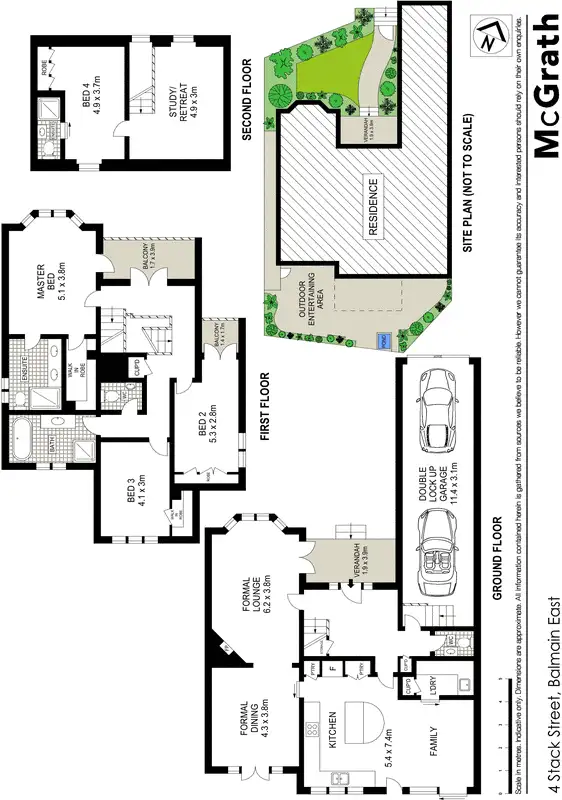 Floorplan of Homely house listing, 4 Stack Street, Balmain East NSW 2041