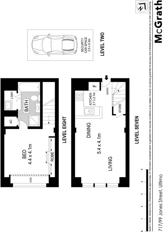 Floorplan of Homely apartment listing, 717/99 Jones Street, Ultimo NSW 2007