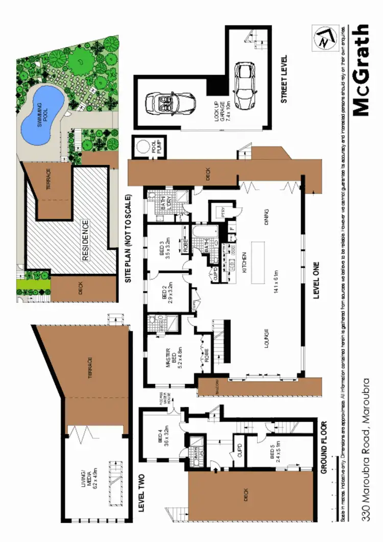 Floorplan of Homely house listing, 330 Maroubra Road, Maroubra NSW 2035