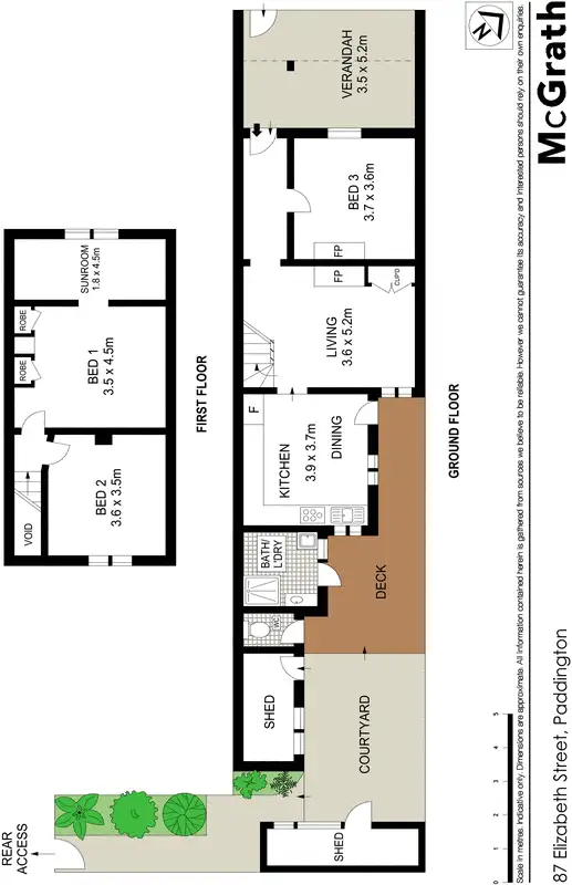 Floorplan of Homely house listing, 87 Elizabeth Street, Paddington NSW 2021