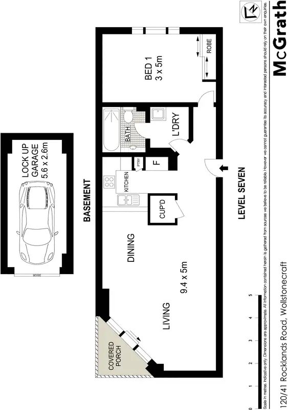 Floorplan of Homely apartment listing, 120/41 Rocklands Road, Wollstonecraft NSW 2065