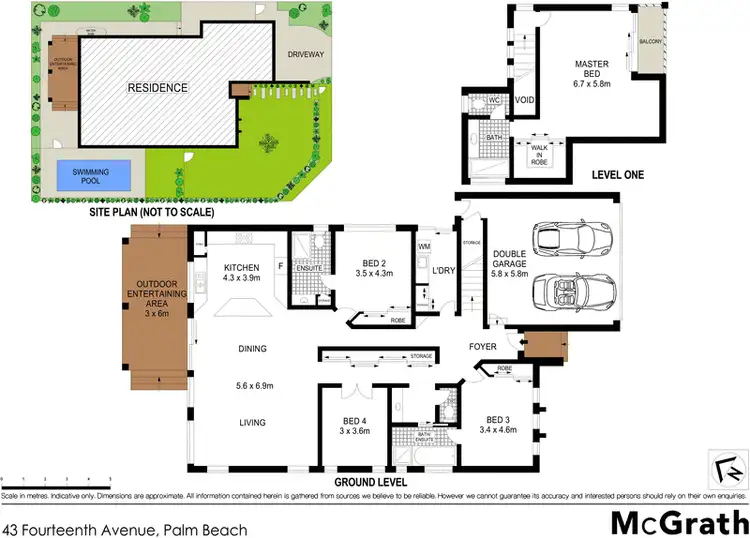 Floorplan of Homely house listing, 43 Fourteenth Avenue, Palm Beach QLD 4221