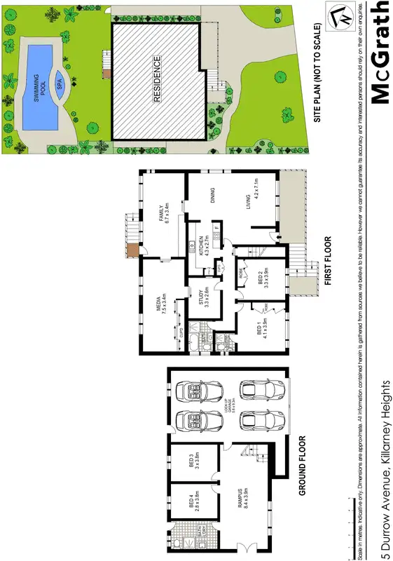 Floorplan of Homely house listing, 5 Durrow Avenue, Killarney Heights NSW 2087