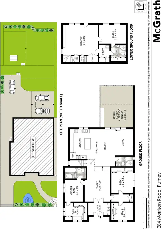 Floorplan of Homely house listing, 284 Morrison Road, Putney NSW 2112