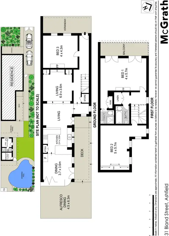 Floorplan of Homely house listing, 31 Bland Street, Ashfield NSW 2131