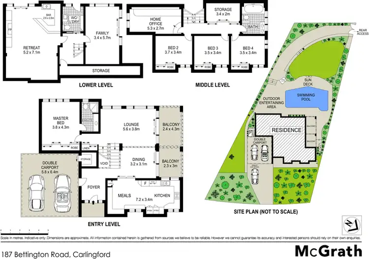 Floorplan of Homely house listing, 187 Bettington Road, Carlingford NSW 2118