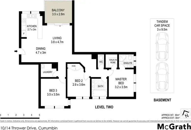 Floorplan of Homely apartment listing, 10/14 Thrower Drive, Currumbin QLD 4223