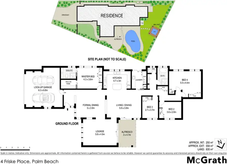 Floorplan of Homely house listing, 4 Friske Place, Palm Beach QLD 4221
