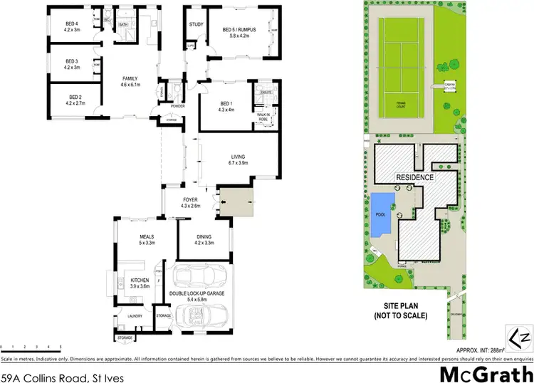 Floorplan of Homely house listing, 59A Collins Road, St Ives NSW 2075