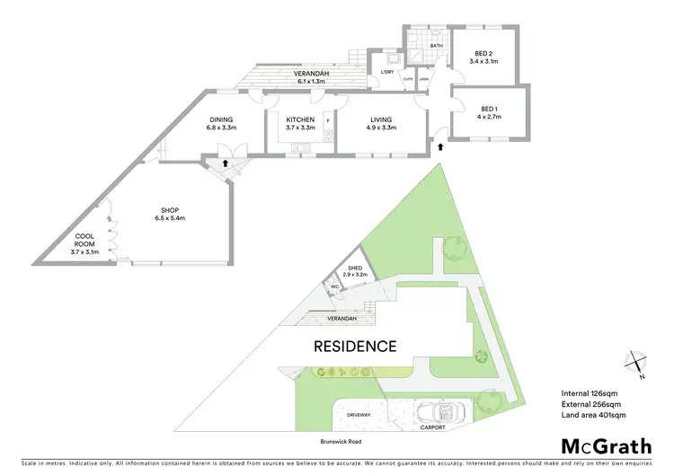 Floorplan of Homely house listing, 96 Brunswick Road, Mitcham VIC 3132