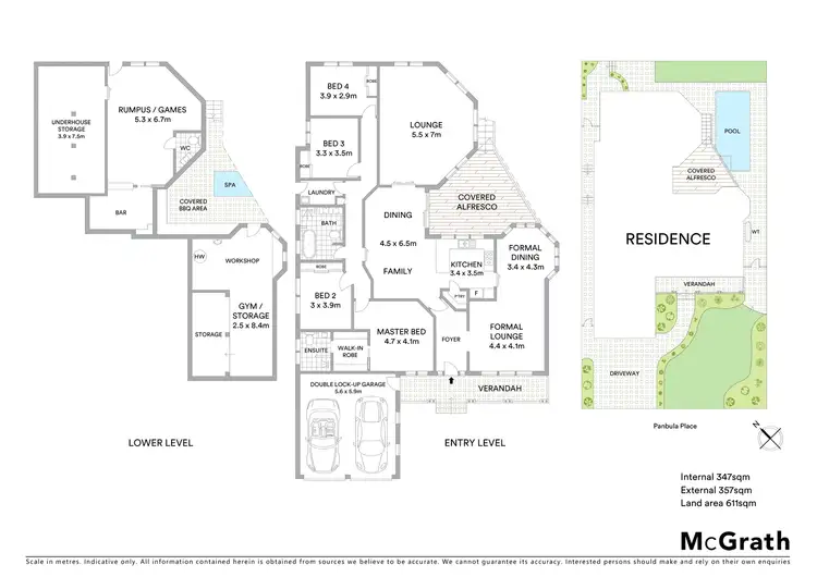 Floorplan of Homely house listing, 20 Panbula Place, Flinders NSW 2529