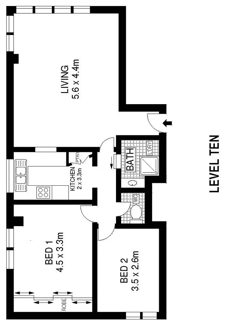 Floorplan of Homely apartment listing, 104/365A Edgecliff Road, Edgecliff NSW 2027