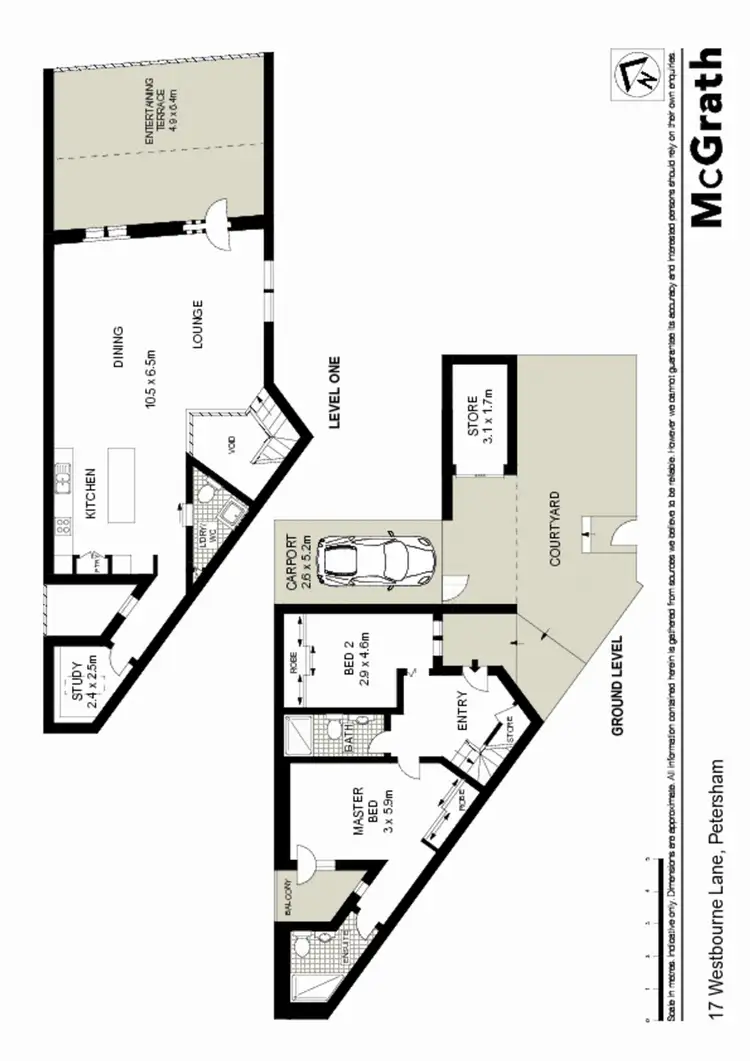 Floorplan of Homely house listing, 17 Westbourne Lane, Petersham NSW 2049