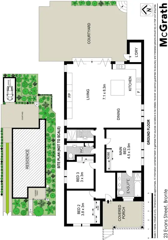 Floorplan of Homely house listing, 23 Evans Street, Bronte NSW 2024