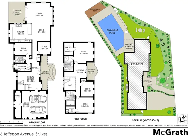 Floorplan of Homely house listing, 6 Jefferson Avenue, St Ives NSW 2075