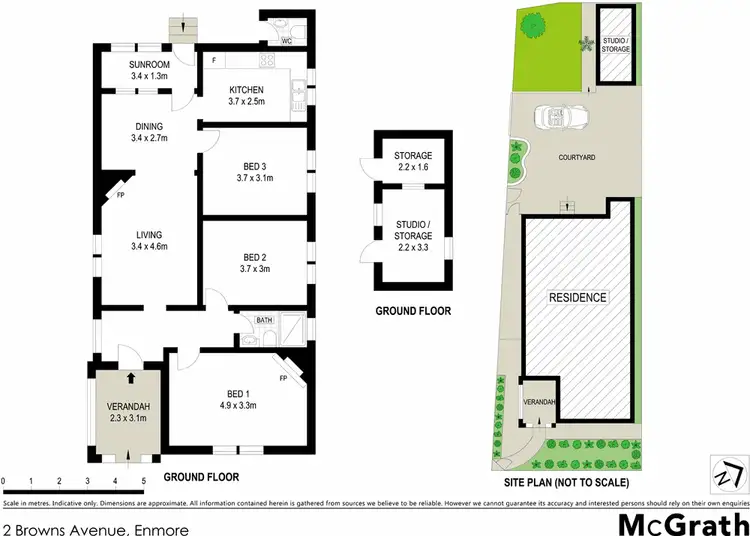Floorplan of Homely house listing, 2 Browns Avenue, Enmore NSW 2042