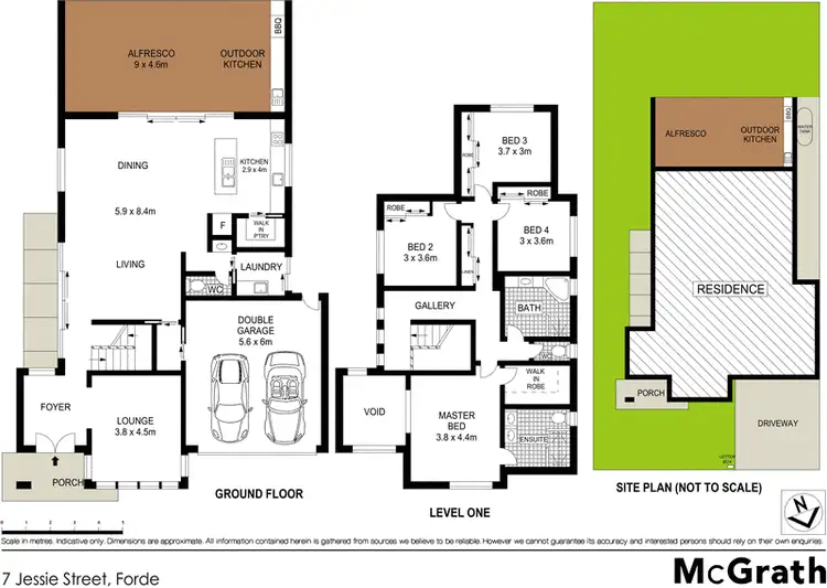 Floorplan of Homely house listing, 7 Jessie Street, Forde ACT 2914