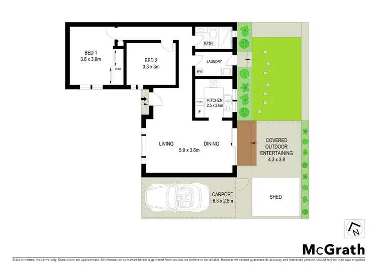 Floorplan of Homely villa listing, 5/21 Second Avenue, Macquarie Fields NSW 2564