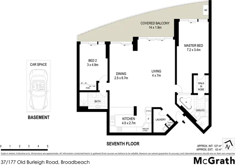 Floorplan of Homely apartment listing, 37/177 Old Burleigh Road, Broadbeach QLD 4218
