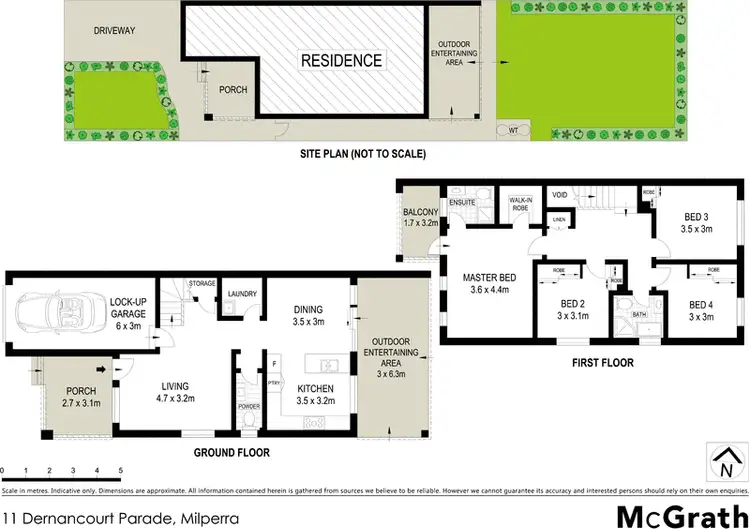 Floorplan of Homely house listing, 11 Dernancourt Parade, Milperra NSW 2214