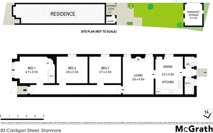 Floorplan of Homely house listing, 83 Cardigan Street, Stanmore NSW 2048