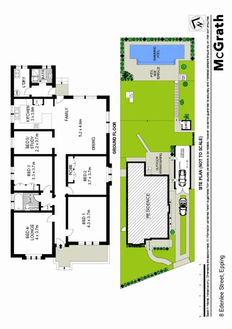 Floorplan of Homely house listing, 8 Edenlee Street, Epping NSW 2121