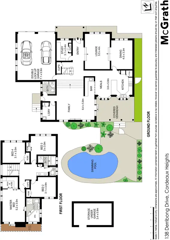 Floorplan of Homely house listing, 138 Derribong Drive, Cordeaux Heights NSW 2526