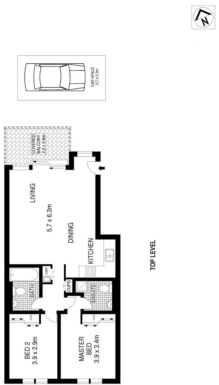 Floorplan of Homely apartment listing, 58/1 Shirley Street, Alexandria NSW 2015