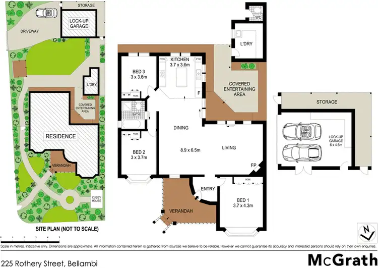 Floorplan of Homely house listing, 225 Rothery Street, Bellambi NSW 2518