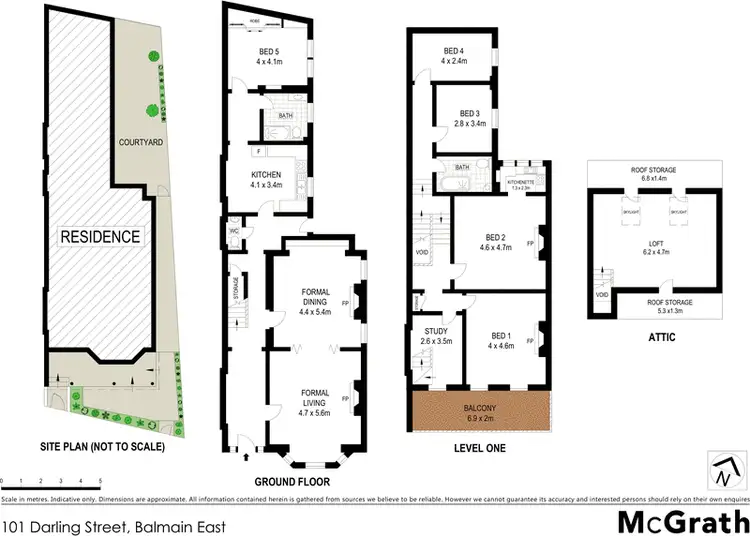 Floorplan of Homely house listing, 101 Darling Street, Balmain East NSW 2041