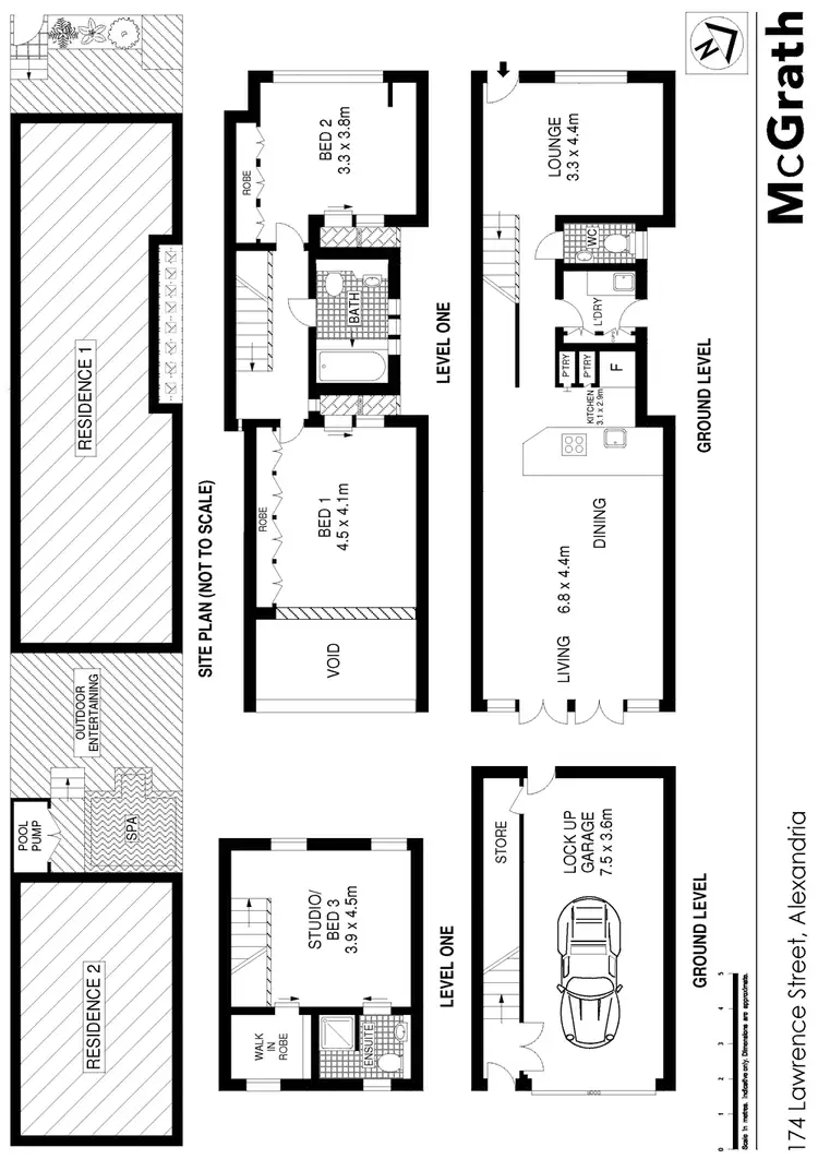 Floorplan of Homely house listing, 174 Lawrence Street, Alexandria NSW 2015
