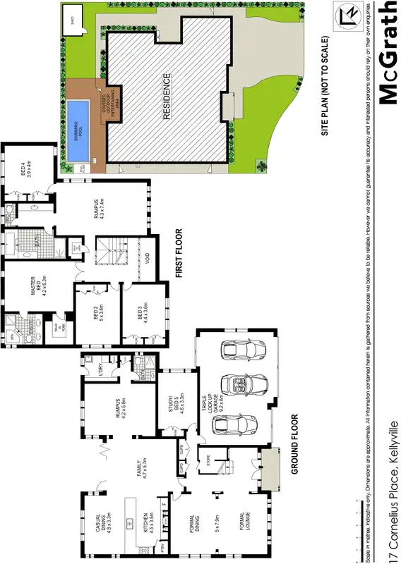 Floorplan of Homely house listing, 17 Cornelius Place, Kellyville NSW 2155